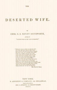 Cover of The deserted wife