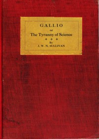 Cover of Gallio : $b or, The tyranny of science