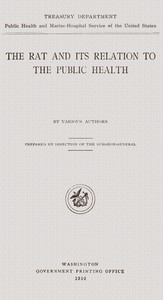 Cover of The rat and its relation to the public health
