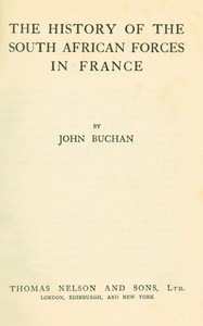 Cover of The history of the South African forces in France