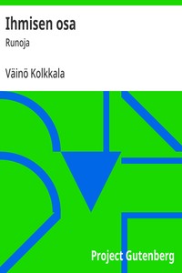 Cover of Ihmisen osa : $b Runoja