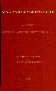Cover of King and commonwealth : $b A history of Charles I. and the great rebellion