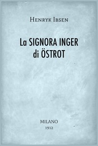 Cover of La signora Inger di Östrot