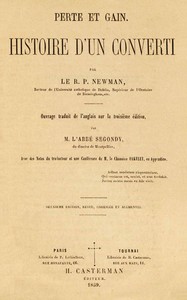 Cover of Perte et gain : $b histoire d'un converti