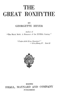Cover of The great Roxhythe