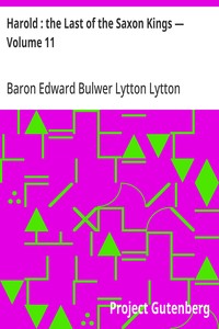 Cover of Harold : the Last of the Saxon Kings — Volume 11