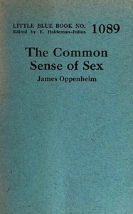 Cover of The common sense of sex
