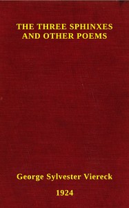 Cover of The three sphinxes, and other poems