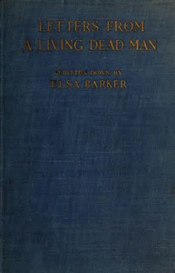 Cover of Letters from a living dead man