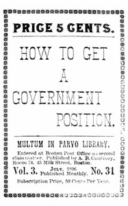 Cover of How to get a government position