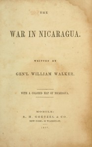 Cover of The war in Nicaragua