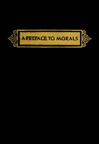 Cover of A preface to morals