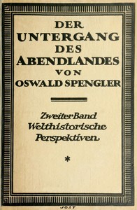 Cover of Der Untergang des Abendlandes, Zweiter Band