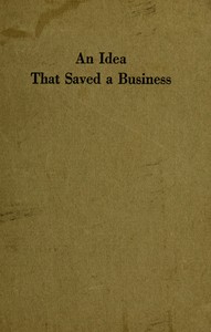 Cover of An idea that saved a business