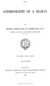 Cover of The autobiography of a seaman (volume 1 of 2)