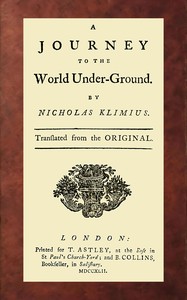 Cover of A journey to the world under-ground