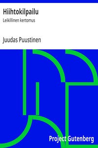 Cover of Hiihtokilpailu : $b Leikillinen kertomus