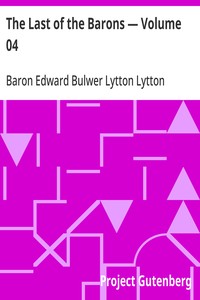 Cover of The Last of the Barons — Volume 04