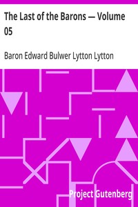 Cover of The Last of the Barons — Volume 05