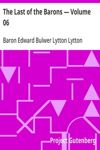 Cover of The Last of the Barons — Volume 06