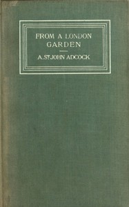 Cover of From a London garden