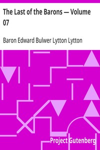 Cover of The Last of the Barons — Volume 07