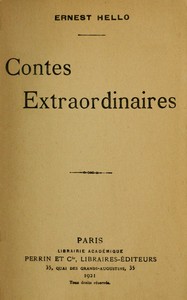 Cover of Contes extraordinaires