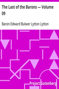 Cover of The Last of the Barons — Volume 09