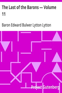 Cover of The Last of the Barons — Volume 11