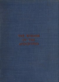 Cover of The wisdom of the Apocrypha