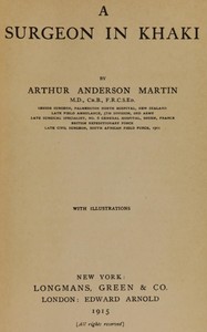 Cover of A surgeon in khaki