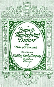 Cover of Tommy's Thanksgiving dinner : $b a play for small actors