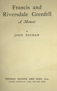 Cover of Francis and Riversdale Grenfell : $b A memoir
