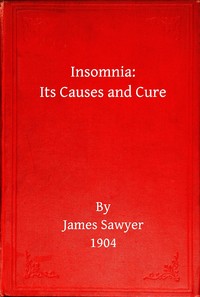 Cover of Insomnia : $b its causes and cure