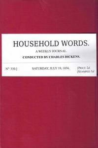 Cover of Household words, no. 330, July 19, 1856 : $b A weekly journal