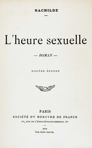 Cover of L'heure sexuelle : $b roman