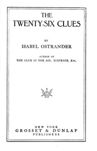 Cover of The twenty-six clues