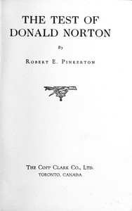 Cover of The test of Donald Norton