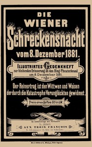 Cover of Die Wiener Schreckensnacht vom 8. December 1881