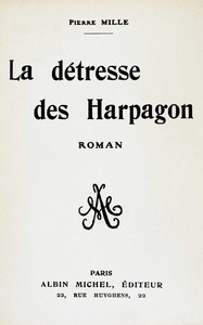 Cover of La détresse des Harpagon