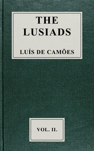 Cover of Os Lusiadas (The Lusiads), vol. 2 of 2