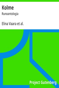 Cover of Kolme : $b Runoantologia