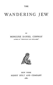 Cover of The wandering Jew