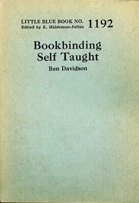 Cover of Bookbinding self taught