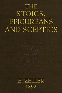 Cover of The Stoics, Epicureans and Sceptics