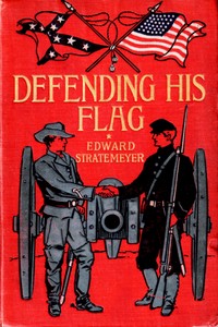 Cover of Defending his flag : $b or, A boy in blue and a boy in grey