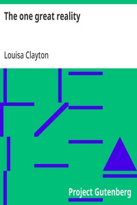 Cover of The one great reality