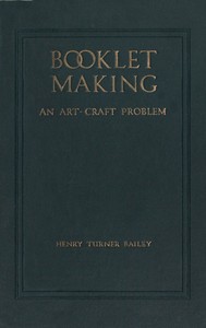 Cover of Booklet making : $b An art-craft problem