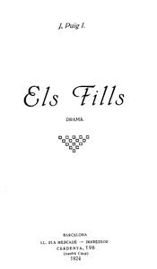 Cover of Els fills : $b Drama