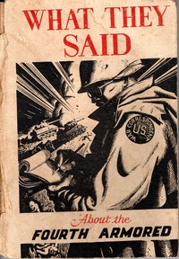 Cover of What they said about the Fourth Armored Division